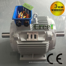 Générateur d&#39;aimant permanent à faible vitesse 5kw 200rpm 220VAC à double arbre